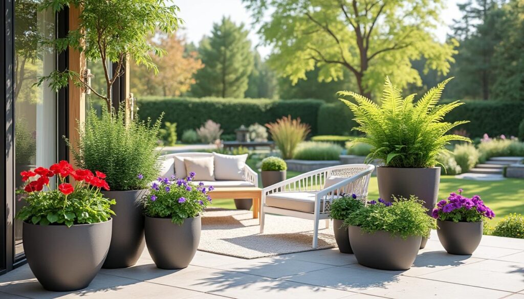 découvrez comment sélectionner des pots résistants au gel pour protéger vos plantes et garantir la durabilité de votre terrasse extérieure, même pendant l'hiver.
