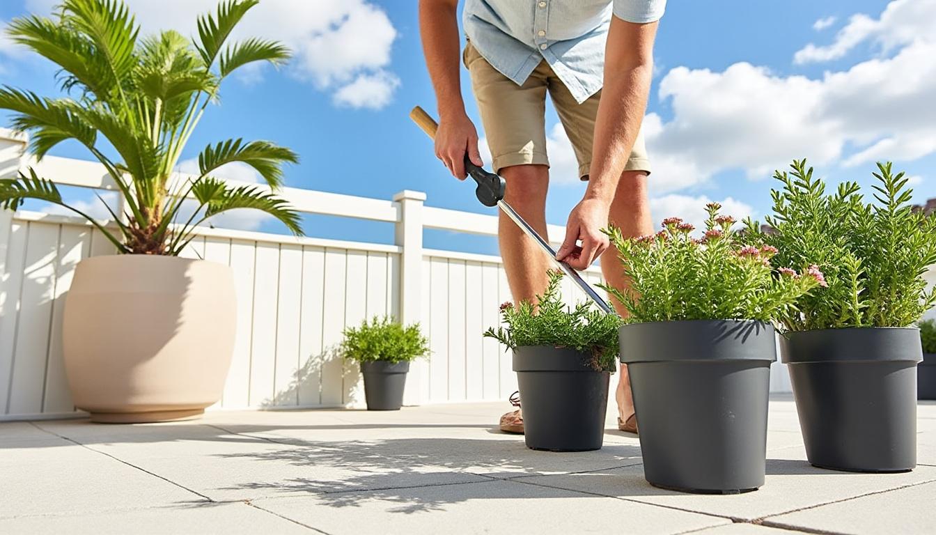 découvrez comment choisir des pots résistants au gel pour protéger vos plantes et assurer la durabilité de votre terrasse extérieure tout au long de l'hiver.
