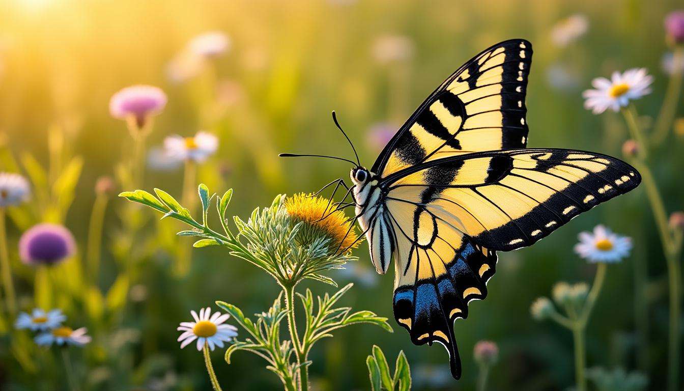 découvrez le papillon machaon : son cycle de vie complet, les plantes-hôtes indispensables à son développement et les habitats où il s'épanouit naturellement.