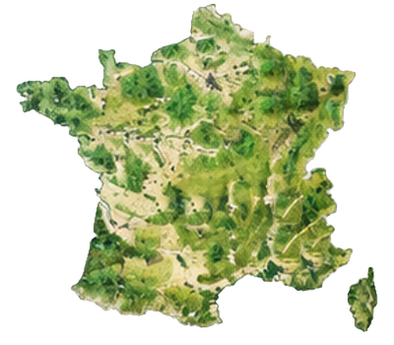 Carte de la France métropolitaine